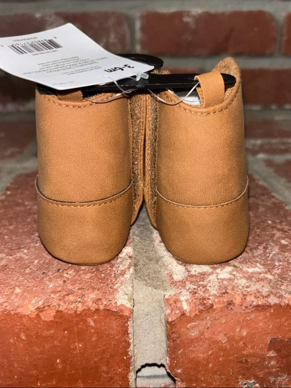 Carter's Baby Boots -Soft Sole Crib Shoes Pre-Walkers Boy or Girl Rodeo Sz 3-6m